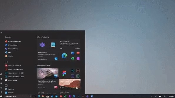 <br />
        Новый современный интерфейс в Windows 10<br />
    