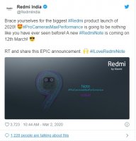 <br />
        Redmi Note 9 выйдет 12 марта и это официально<br />
    